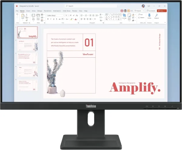 MONITOR LENOVO THINKVISION E24-40 23,8" VGA HDMI DP 2x2W ALTAVOCES