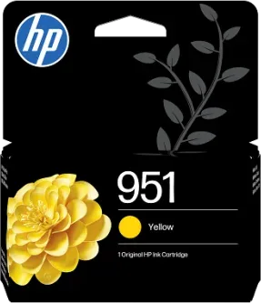 HP Cartucho de tinta original 951 amarillo