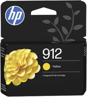 HP Cartucho de tinta Original 912 amarillo