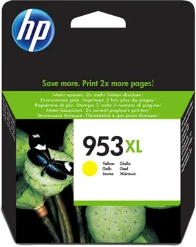 Cartucho Tinta Amarillo Hp 953 Xl (F6U18Ae)