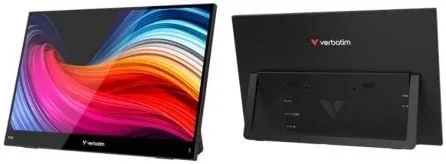 Monitor Portátil Táctil Verbatim Touch Light 15.6"/ Full HD/ Multimedia/ Negro