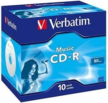 CD-R Verbatim Music 16X/ Caja-10uds