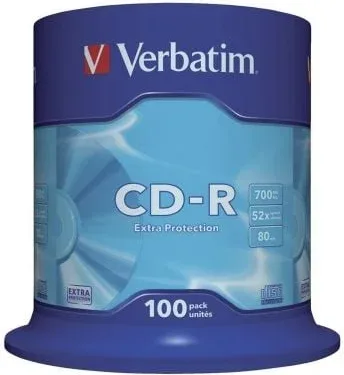 CD-R Verbatim Datalife 52X/ Tarrina-100uds