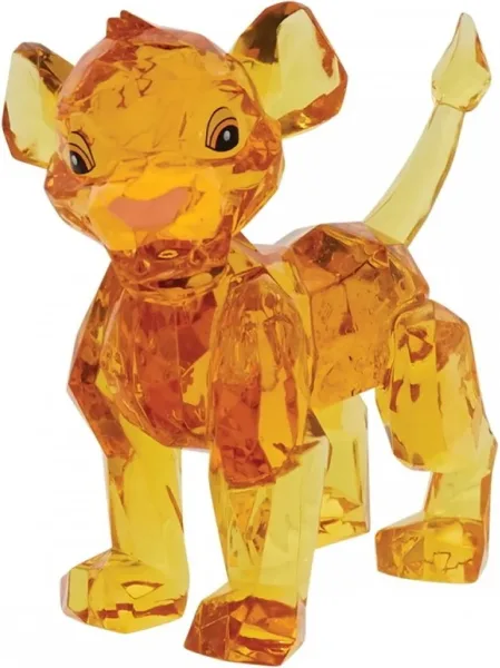 Figura enesco disney cristal el rey leon simba