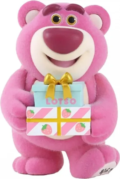 Figura flocada enesco disney pixar toy story 3 lotso con regalos