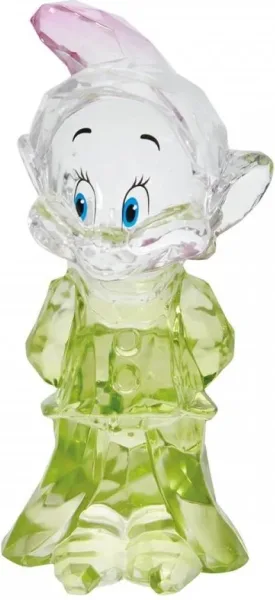Figura enesco disney cristal blancanieves enanito dopey tontín