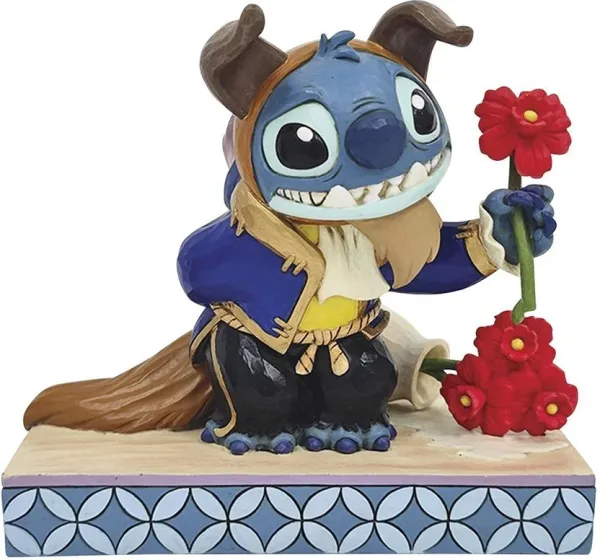 Figura enesco disney stitch como la bestia