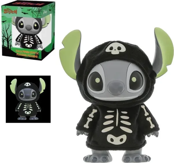 Figura enesco disney stich halloween esqueleto