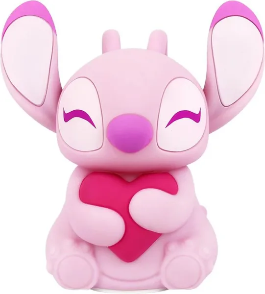 Lámpara táctil enesco disney stitch angel con corazón