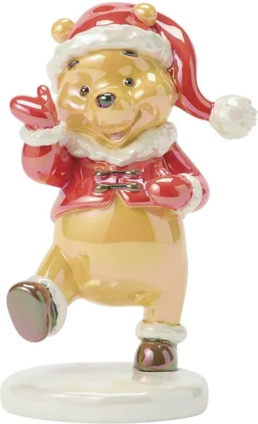 Figura enesco disney winnie the pooh navideño