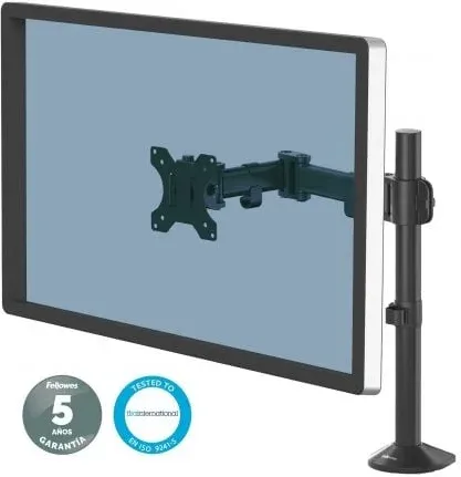Soporte de Mesa para Monitor Fellowes 8502501/ Giratorio/ Inclinable/ hasta 8kg