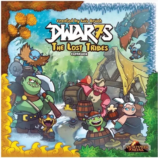 Juego de mesa dwar7s tribus perdidas expansion edad recomendada 13 años idioma ingles