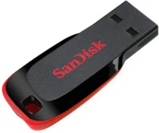 Sandisk Cruzer Blade unidad flash USB 32 GB USB tipo A 2.0 Negro, Rojo
