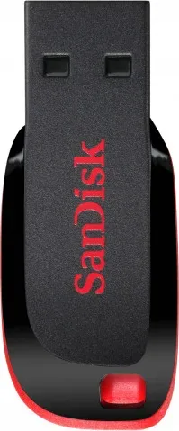 Sandisk Cruzer Blade unidad flash USB 64 GB USB tipo A 2.0 Negro, Rojo