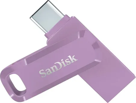 SanDisk Ultra Dual Drive Go USB 128GB unidad flash USB USB Type-A / USB Type-C 3.2 Gen 1 (3.1 Gen 1) Lavanda