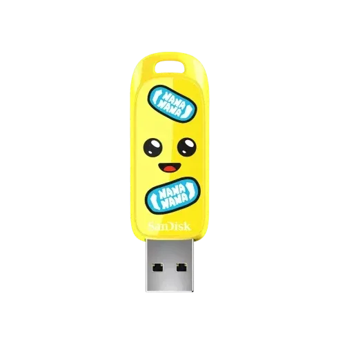 SanDisk SDCZIF-128G-G46 unidad flash USB 128 GB USB tipo A 3.2 Gen 1 (3.1 Gen 1) Amarillo