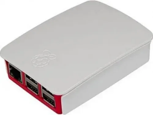 CAJA PARA RASPBERRY PI 4,  BLANCO RASPBERRY