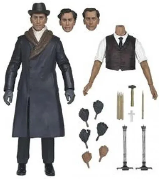 Van helsing scale action figura 18 cm hammer films: horror of dracula 1958