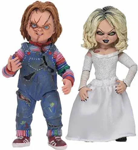 Pack 2 figuras neca terror chucky la novia de chucky ultimate chucky & tiffany
