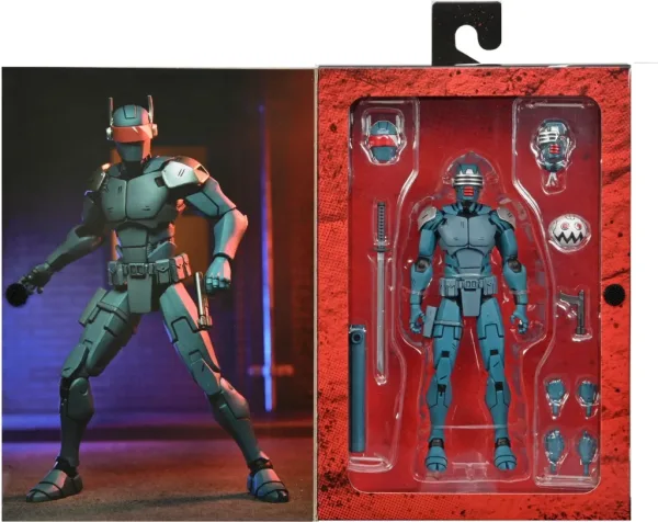 Figura neca teenage mutant ninja turtles the last ronin ultimate synja patrol bot 18cm