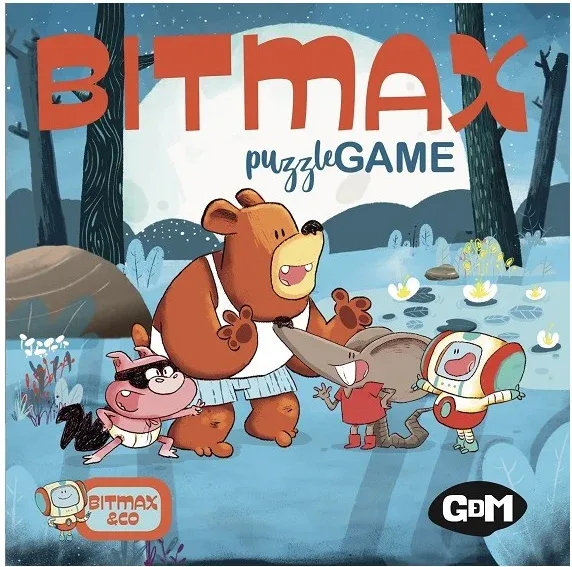 Juego de mesa gdm bitmax puzzle game pegi 4
