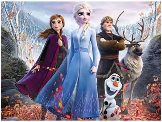 Puzzle lenticular prime 3d disney frozen personajes 500 piezas