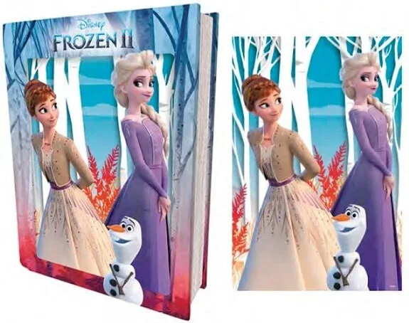 Puzzle libro lenticular prime 3d disney frozen ii elsa anna y olaf 300 piezas