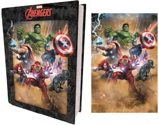 Puzzle libro lenticular prime 3d marvel vengadores originales