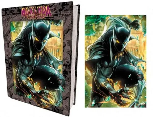 Puzzle libro lenticular prime 3d marvel wakanda forever 300 piezas
