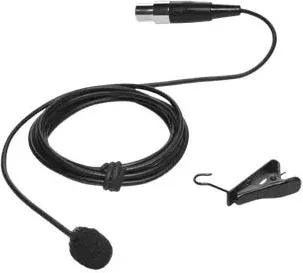 Clearone Lavalier, Cardioid, Black Color Microphone For Wireless Beltpack Transmitter (910-6004-040)