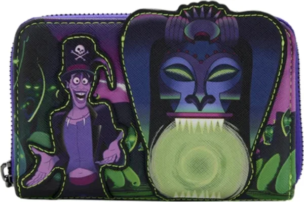 Cartera loungefly funko disney tiana y el sapo dr. facilier lenicular