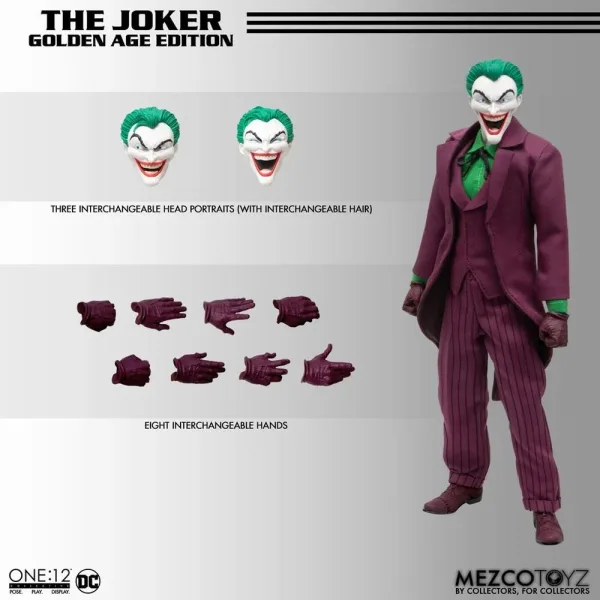 Figura mezco toyz DC universe one:12 collective the joker golden age edition 17cm