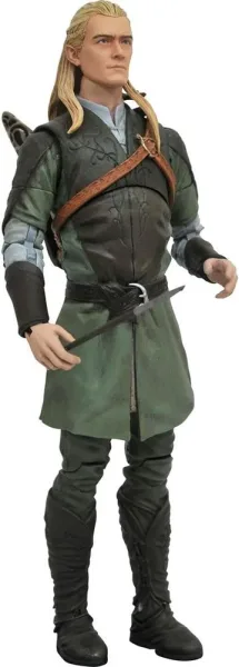 Figura diamond collection el señor de los anillos series 1 re - run legolas 18cm