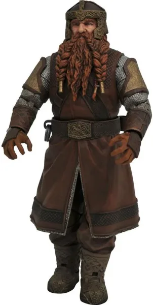 Figura diamond collection el señor de los anillos series 1 re - run gimli 18cm