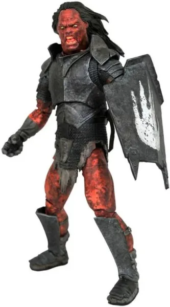 Figura diamond select toys el señor de los anillos orco uruk - hai