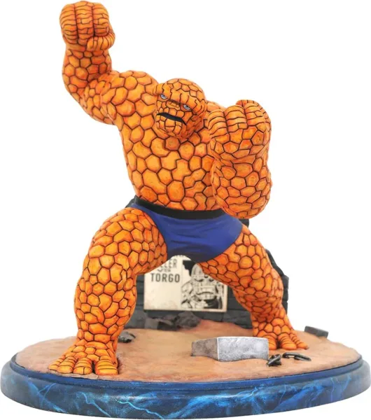 Figura diamond select toys marvel comic premier collection 4 fantasticos la cosa