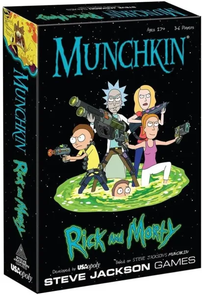 Juego de mesa munchkin rick and morty edad recomendada 17 años idioma ingles