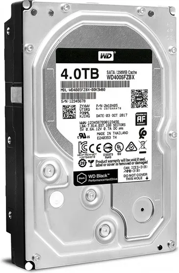 DISCO DURO 4 TB 3.5'' SATA WD BLACK