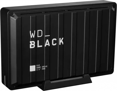 Western Digital D10 disco duro externo 8000 GB Negro, Blanco