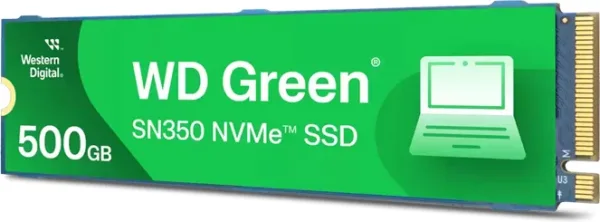 500 GB SSD SERIE M.2 2280 PCIe GREEN NVMe SN350 WD WDS500G2G0C