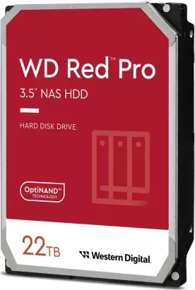 Western Digital Red Pro disco duro interno 22 TB 7200 RPM 512 MB 3.5" Serial ATA III