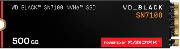 500 GB SSD SERIE M.2 2280 PCIe BLACK NVMe SN7100 WD