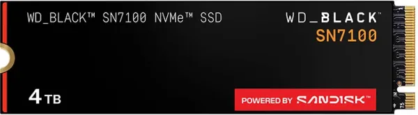 HD M2 SSD 4TB Pcie5 Wd Black Sn7100 NVMe