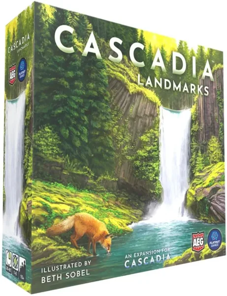 Juego de mesa cascadia landmarks ingles