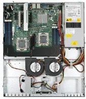 Intel SR1630BCR servidor barebone Intel® 5500 LGA 1366 (Socket B) Bastidor (1U) Aluminio, Negro