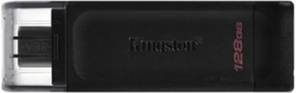 Kingston Technology DataTraveler 70 unidad flash USB 128 GB USB Tipo C 3.2 Gen 1 (3.1 Gen 1) Negro