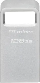 Kingston Technology DataTraveler Micro unidad flash USB 128 GB USB tipo A 3.2 Gen 1 (3.1 Gen 1) Plata