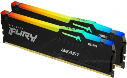 Memoria Kingston Fury Beast RGB DDR5 64GB Kit2 5600Mt/S  Cl4