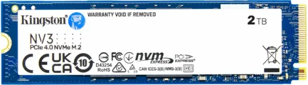 2 TB SSD NV3 M.2 2280 NVME PCI-E KINGSTON