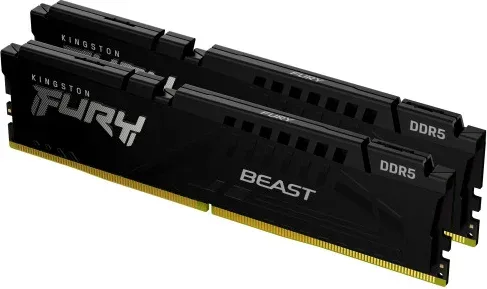 Memoria Kingston 32GB Kit2 6000Mt/S DDR5 Cl36   Fury Beast Black Expo - Kf560C36Bbe2K2-32